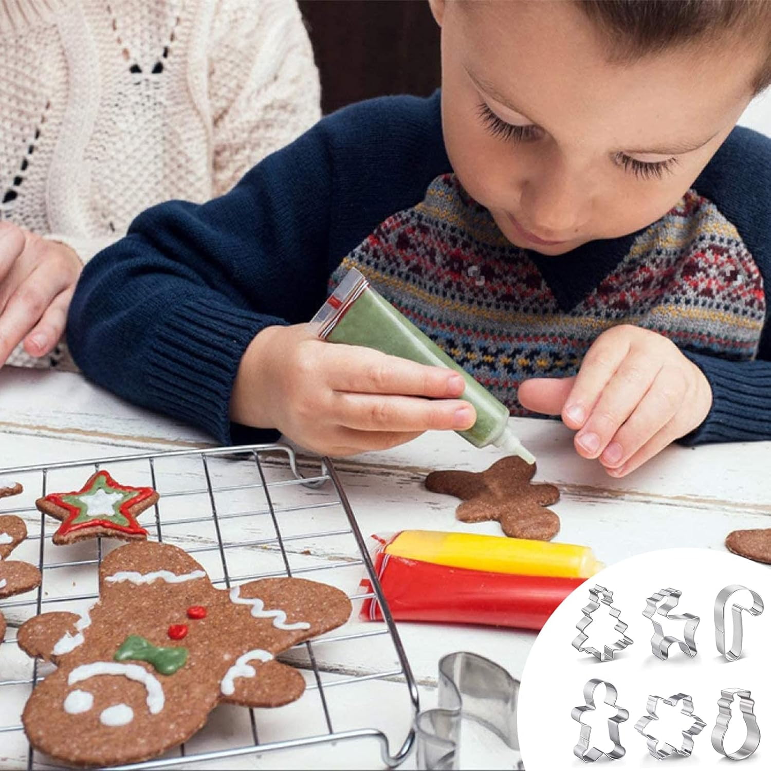 Christmas Cookie Cutter, 12 Pcs Christmas Cookie Cutter Set