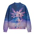 thumbnail image 5 of DISNIMO Axolotl Printed Jackets for Women Casual Sweatshirts Zip Up Outwear Long Sleeve Sweatshirts for Fall Winter, 4XL, 5 of 7