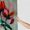 thumbnail image 3 of Autua Flowers Wall Anton Graff Shower Curtain for Bathroom Decoration with Hooks 69"x72, 3 of 7
