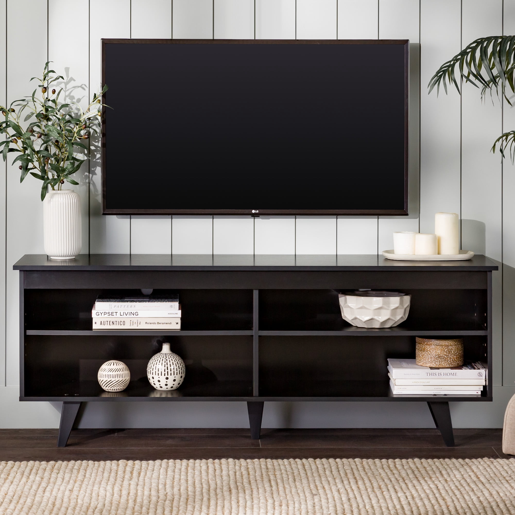 Desert Fields Mid-Century Modern TV Stand Console for TVs up to 65"