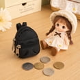 thumbnail image 5 of KEVCHE Mini Zipper Backpack, Tiny Backpack Key Purse Model Accessory Cute Bag for Miniature House Decor Accessories, 5 of 7