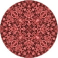 thumbnail image 1 of Ahgly Company Machine Washable Indoor Round Transitional Red Area Rugs, 3' Round, 1 of 7