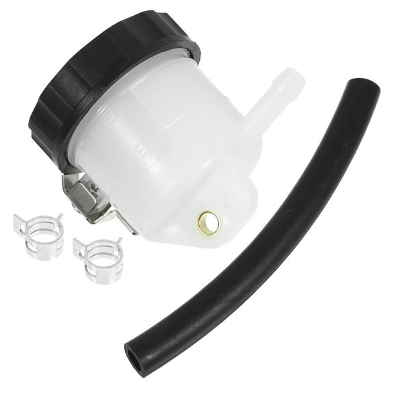 Front Brake Reservoir Fluid Motorcycle Bottle Disc Oil Cup Accessories Tank Rubber Plastic White