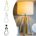 thumbnail image 6 of 2Pcs Lamp Shade Light Bulb Clip Adapter Lamp Shade Holder Clip on Lampshade Adapter Bulb Spring Clip Easy to Install, 6 of 9