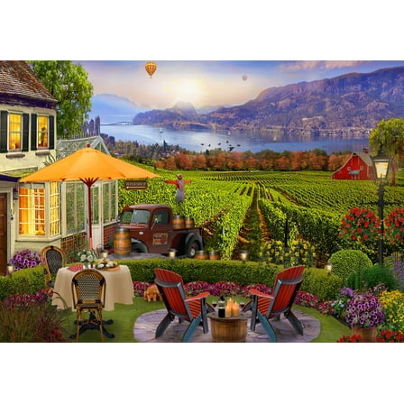 Vermont Christmas Company Wine Country - 1000 Piece Jigsaw Puzzle