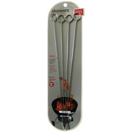 Good Cook 12-inch Metal Skewers 4 Count