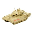 thumbnail image 1 of 1/72 Miniature Craft Armored Vehicles Tracked Crawler Chariot Armored Tank Model T14 yellow, 1 of 8