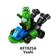 thumbnail image 1 of Juego Super Yoshi Luigi Wario Bros Película Personaje Con Mario Kart Figura De Bloque De Construcción Niños Coleccionar Plástico MOC Juguete KF6186A, 1 of 4