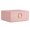 Pink, variant on 2-Layer Jewelry Box, Jewelry Organizer with Handle, Removable Jewelry Tray, Misty Blue