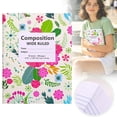 thumbnail image 2 of Composition Notebooks, Wide Ruled Composition Book, Marble Composition Notebooks for Note Taking, Hard Cover, Sewn Binding, Classroom Must Haves, Office Supplies, 2 of 9