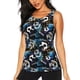 thumbnail image 1 of Fotbe Football Blusas Sin Mangas para Mujer – Estilo Casual, Corte Suelto, Slim-Fit, Cuello Redondo Deportivo, Tops de Verano para Gimnasio y Yoga-XX-Large, 1 of 7