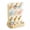 Beige, variant on Baby Bottle Drying Rack Large Capacity Vertical Standing Bottle Dryer Holder with Detachable Bottom Drip Tray for Nipple Pump Part and Accessories