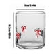 thumbnail image 3 of Vasos de vidrio soplado de colores para bebidas frías y calientes Elegantes vasos de agua y tazas para jugos, adecuados para Navidad, 3 of 6
