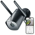 Merkury Smart 1080P Smart Outdoor Security Camera Weatherproof, Night