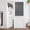 grey, variant on ManYmbyan French Black Door Curtains, Privacy Door Curtains for Door Window, French Door Blinds for Glass Door, Thermal Insulated Tie Up Shade Door Window Covering for Bedroom, W26 X L40