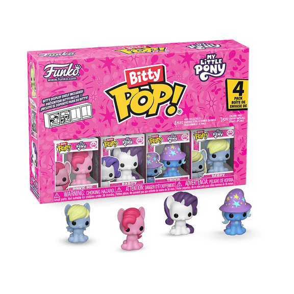 Funko Bitty POP! 4-Pack: My Little Pony - Pinkie Pie Collectible Vinyl Mini-Figures