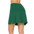 thumbnail image 5 of UAMVSH Womens Summer Tennis Skirts Trendy Running Workout Skirt Built-In Shorts Solid Athletic Skorts, 5 of 5