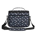 thumbnail image 2 of Unicorn and Rainbow Blue Pattern Insulated Lunch Box for Women Men, Medium Leakproof Cooler Bag with Adjustable Strap, 10"x6.7"x8", 2 of 6
