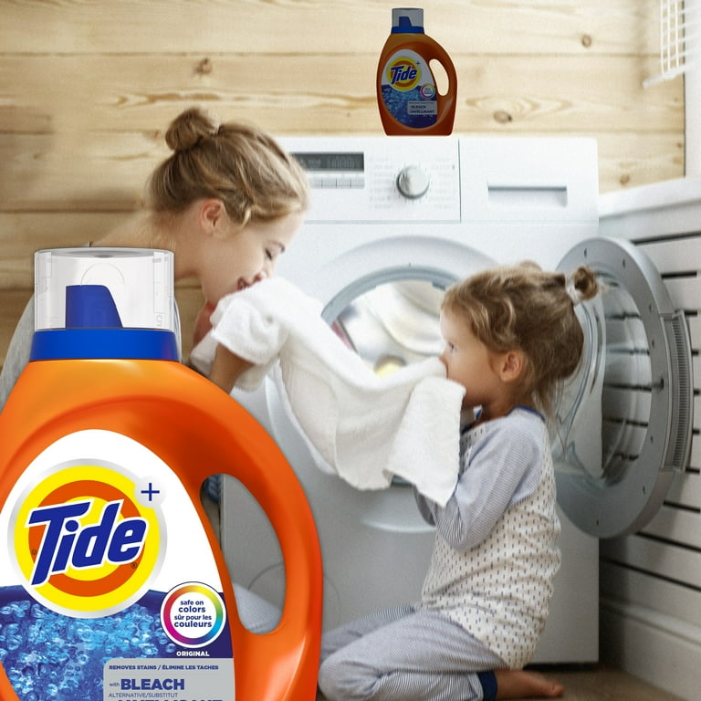 Tide Bleach Alternative Liquid Laundry Detergent, Original Scent