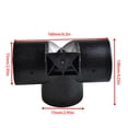 thumbnail image 5 of Riwesomey Conectores de unión de conducto de ventilación en T, calentador de coche, escape que se puede cerrar, conector de conducto en T abierto en Vehículos, repuestos y accesorios Mis Riwesomey VI022376-00B, 5 of 5