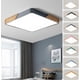 thumbnail image 5 of led ceiling lamp square bedroom aisle balcony porch living room-300*300mm 24W three-color dimming, gray, 5 of 5