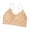 Beige, variant on Women's Thread Tube Top Chest Pad Beautiful Strap Sling Bra Bras for Women Wireless Bra Seamless Bras Full Coverage Bra, Size M