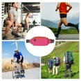 thumbnail image 6 of Unique Bargains 1 Pc Comfortable Running Belt Double Layer Sports Waist Bag for Sports Phone Keys Pink, 6 of 6