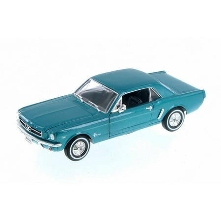 1964 Ford Owners Manual - 1964 Ford 1/2 Mustang Coupe, Green - Welly 22451WGN - 1/24 Scale Diecast Model Toy Car