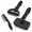 Black, variant on Professional 3scleaning Slicker Brush & Pet Rake Fleab For Dogs Cats And Horses | Double-sided Dematting Skin Friendly Deshedding