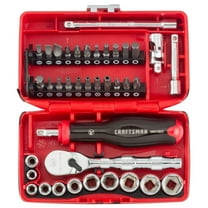 Craftsman V-Series 1/4 Inch Drive Metric 6-Point Tool Set, 38 Pieces