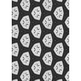 thumbnail image 1 of Ahgly Company Machine Washable Indoor Rectangle Transitional Charcoal Black Area Rugs, 7' x 9', 1 of 7