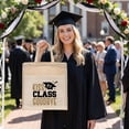 thumbnail image 5 of 1PC A Minibee Graduation Theme Hemp Handbag for Graduation Party Gifts Daily Use, 5 of 6