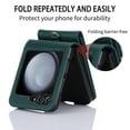 thumbnail image 5 of Allytechgroup Galaxy Z Flip 6 Case with Wallet for Girls Women, RFID Blocking Detachable Shoulder Strap Cards Holder Slim Case Cover for Samsung Galaxy Z Flip6, Green, 5 of 7