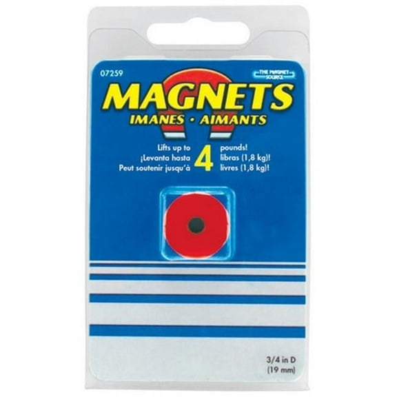 Master Magnetics 07259 0.75 in. Alnico Button Magnet