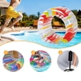 thumbnail image 1 of Wheel de agua inflable playa colorida patio trasero para niños piscina de piscina de estanques L, 1 of 8