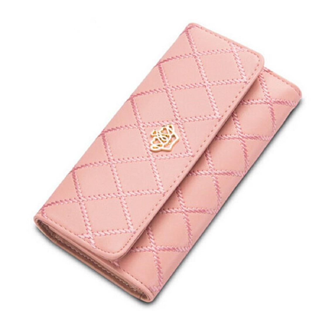 LSFYSZD Women Lady Wallet Clutch Leather Long Card Holder Waterproof  Leather ID Credit Card Holder Phone Bag Case Purse Handbag Fashion 