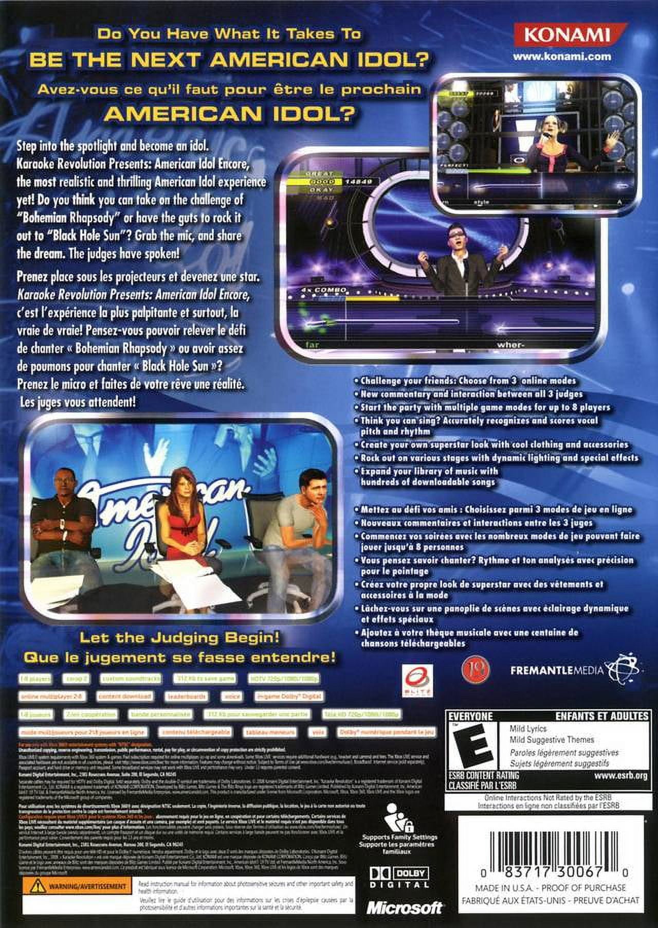 Jogo Karaoke Revolution Presents: American Idol Encore PS2 - Konami -  Outros Games - Magazine Luiza