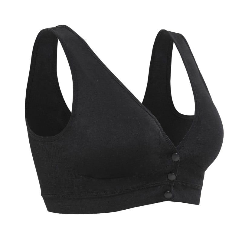 Wisremt Stretch Feeding Bra Front Buttondown Vest Type Pregnant Woman