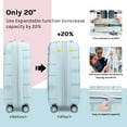 thumbnail image 3 of Joyway - 5-Piece Luggage Set PP Hardshell Spinner Suitcase with TSA Lock - (Expandable Carry-On 20 Inch) (24 Inch 28 Inch) for School, Travel, Weekend, 3 of 7