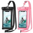 thumbnail image 1 of Funda impermeable para teléfono CACOE, flotante, universal, paquete de 2, 1 of 7