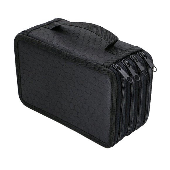 Estuche para lápices de gran capacidad,organizador de material escolar,bolsa de almacenamiento multifuncional para bolígrafos,lápices y gomas de borrar,estuche portátil con cremallera para el