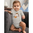 thumbnail image 2 of Cute Kittyboo Pumpkin Costume. Bodysuit Infant -Image by Shutterstock,  18 Months, 2 of 4