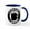 White/Navy Inside, variant on CafePress - Coffee Snob - 11 oz Ceramic Mug - Novelty Coffee Tea Cup