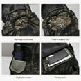 thumbnail image 4 of Backpack Outdoor 80L Large Capacity Nylon Rucksack Camping Sports Packsack Travel Mountaineering Storage Bag with Rain Cover Camouflage, 4 of 9