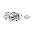 thumbnail image 1 of 2x 10 Piezas Ajustable en Blanco 10mm Bisel Cabujón Anillo DIY Fabricación Plata Yinane Anillos en blanco, 1 of 8