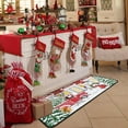 thumbnail image 3 of 2 Pcs Christmas Kitchen Rugs and Mats for Floor Non-Slip Backing Mat Merry Christmas Kitchen Decor Anti Fatigue Kitchen Rug Sets with Runner Xmas Decor (Christmas 03, 17"x47.2"+17"x30"), 3 of 6
