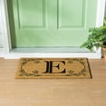 thumbnail image 6 of 28" x 16" Monogram Coir Mat, Letter  "E", 6 of 6