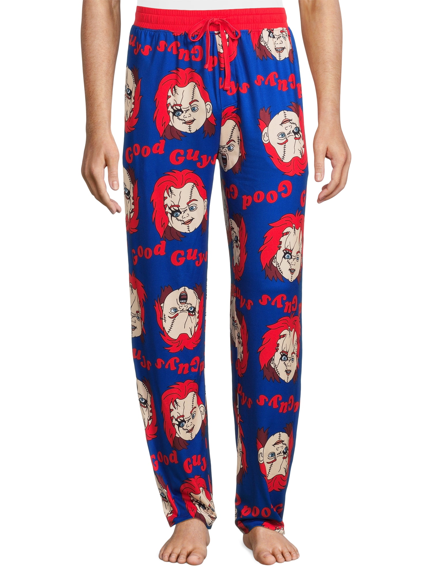 スラックス SLEEPING PANTS ex: GATE Chucky Good Guy Blue Blue Pajama Sleep Pants - Medium - Walmart.com