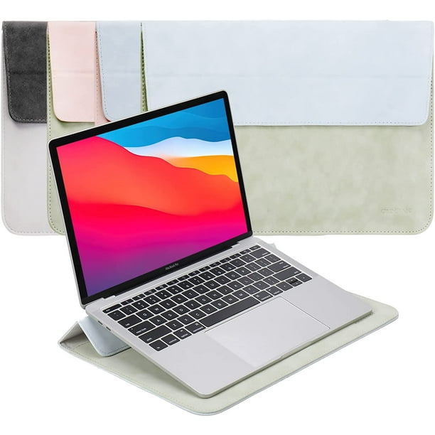 Omnpak 13-14 Pouces MacBook Manche avec Support, MacBook Air 13 Pouces Cas  Compatible avec MacBook Air/MacBook Pro 13, 