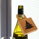 thumbnail image 2 of 25 cajas de regalo de papel con ventana transparente para botellas de vino vacías., 2 of 5